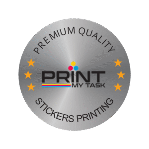 Round Sticker - Metallic