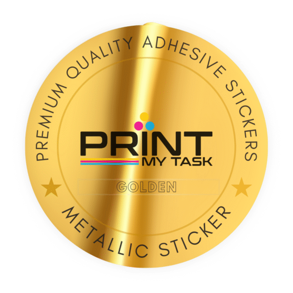 Round Sticker - Metallic