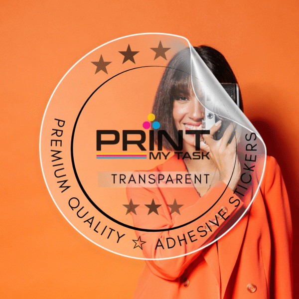 Round Sticker - Clear Transparent - Image 2
