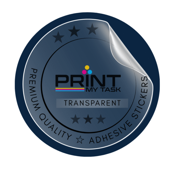 Round Sticker - Clear Transparent